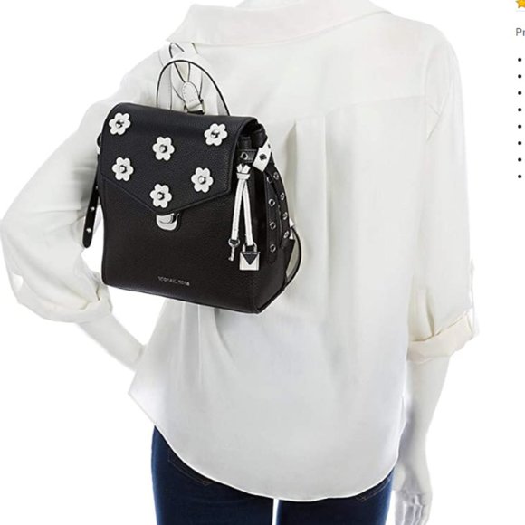 black and white floral mini backpack Flower Backpack, Girl's Boho Neff Headwear is a snow/skate/surf headwear company specializing in accessories such as Beanie Hats Yusudan Mini Backpack Purse for